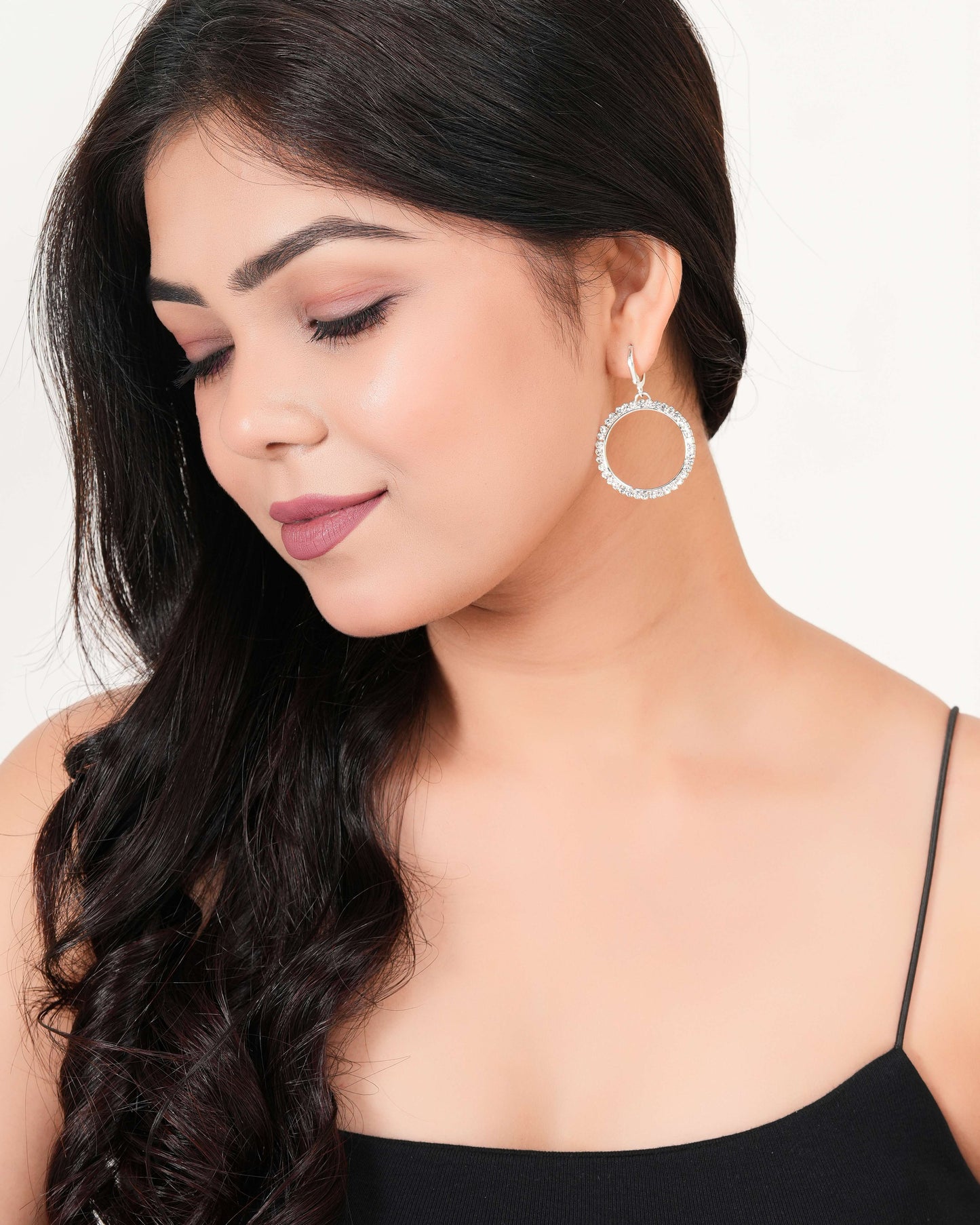 Handmade Traditional Jhumki with Moon and Flower Motif Chandbali Design Ethnic Jhumki Earrings for Women and Girls-9 Done With Love Store