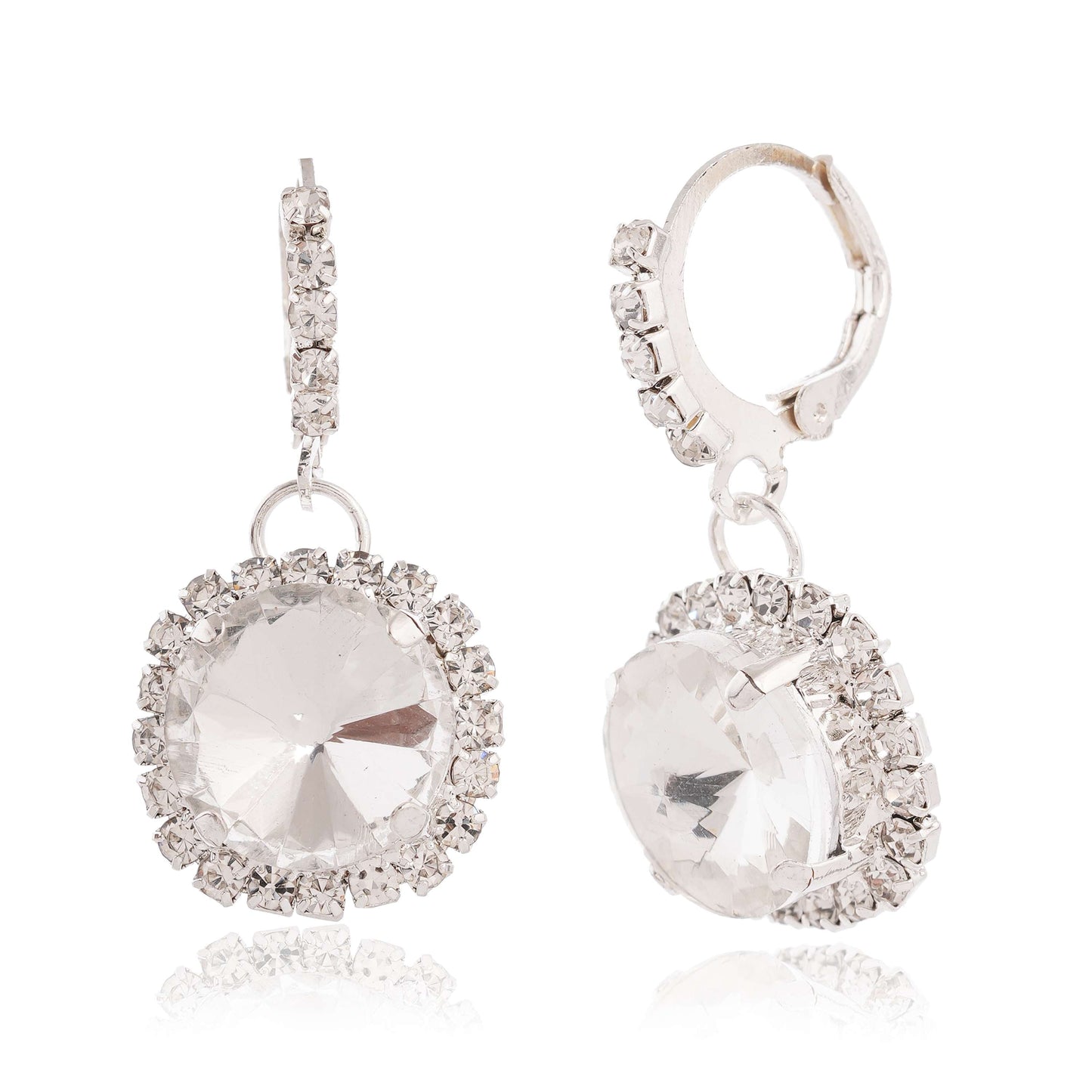 Women's Traditional Silver Oxidised Chandbali Ethnic Design Jhumka/Jhumki Earrings for Women-15 Done With Love Store