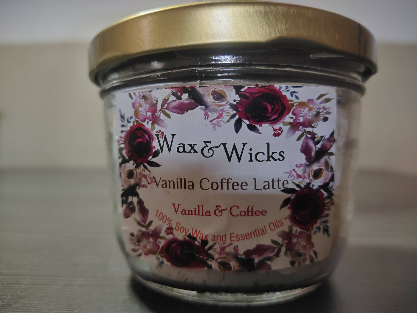 Vanilla & coffee latte Scented Jar candles - Done With Love Store