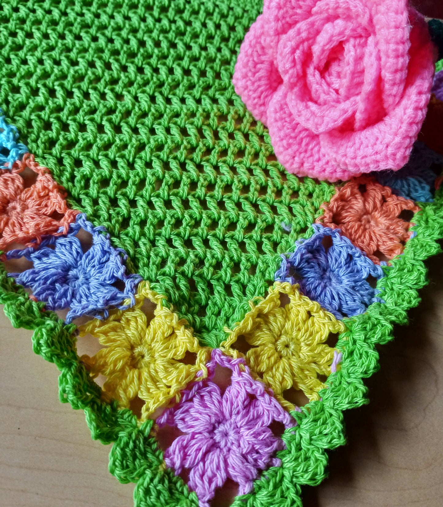Crochet bandana | crochet | hair accessories| hair | granny square bandana | fashion | western | accessories| gifts with purpose by Done With Love - Done With Love Store