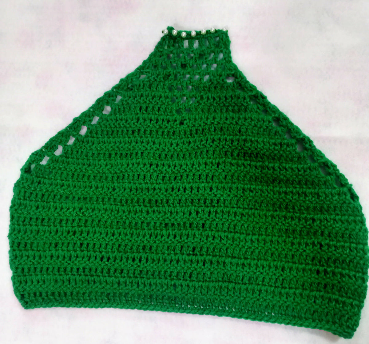 Hand-Crocheted Halter Crop Top — Adjustable Summer & Beach Top - Done With Love Store