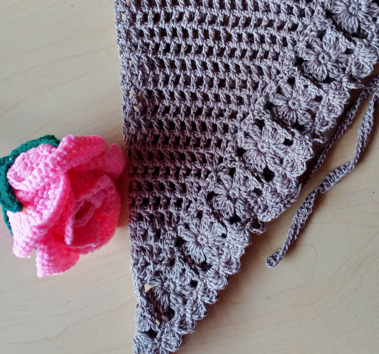 Crochet bandana | crochet | hair accessories| hair | granny square bandana | fashion | western | accessories| gifts with purpose by Done With Love - Done With Love Store