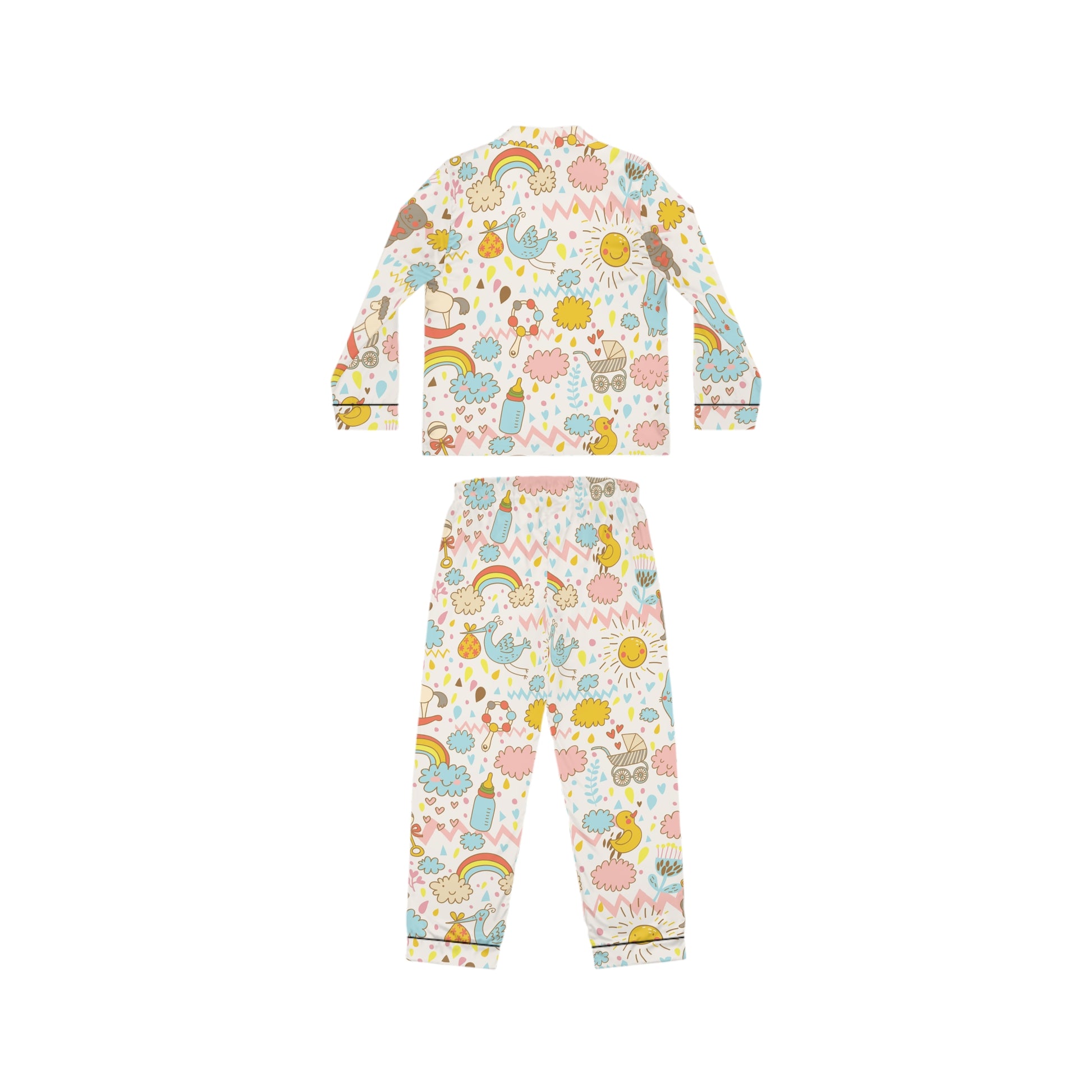 Nursery | Women's Satin Pajamas (AOP) | Printed Night Suit for Women - Done With Love Store