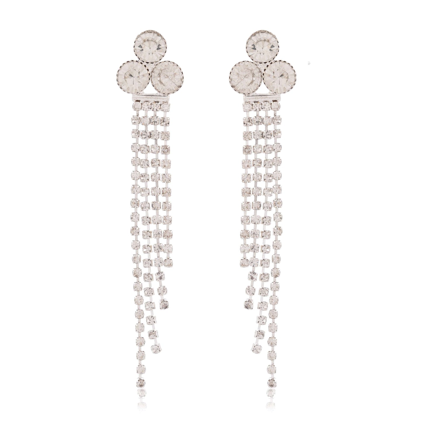 Women's Traditional Silver Oxidised Chandbali Ethnic Design Jhumka/Jhumki Earrings for Women-38 Done With Love Store
