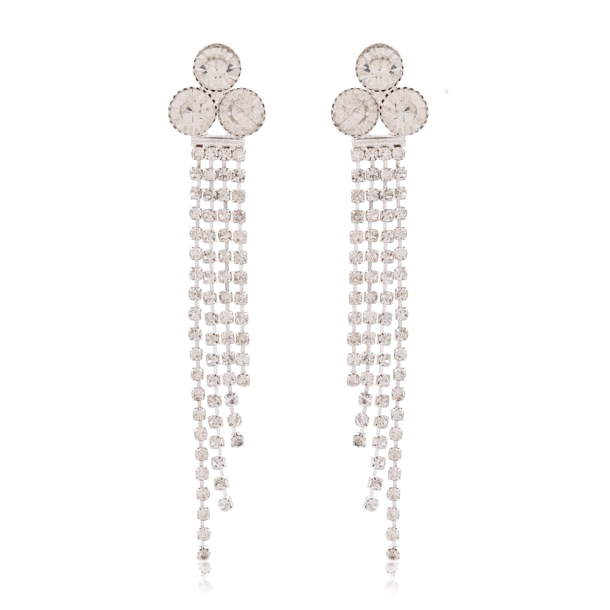 Women's Traditional Silver Oxidised Chandbali Ethnic Design Jhumka/Jhumki Earrings for Women-38 Done With Love Store