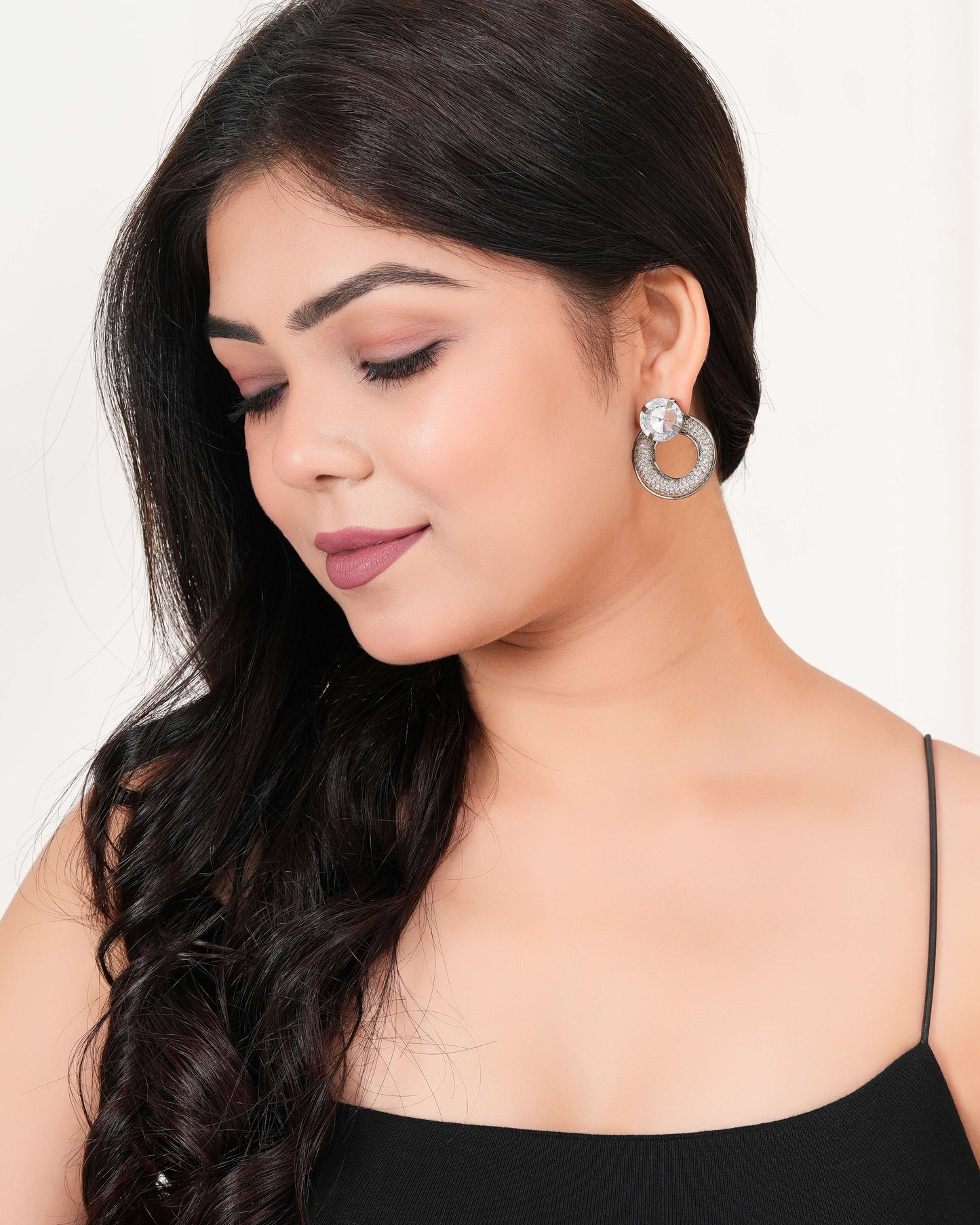Women's Traditional Silver Oxidised Chandbali Ethnic Design Jhumka/Jhumki Earrings for Women40 Done With Love Store
