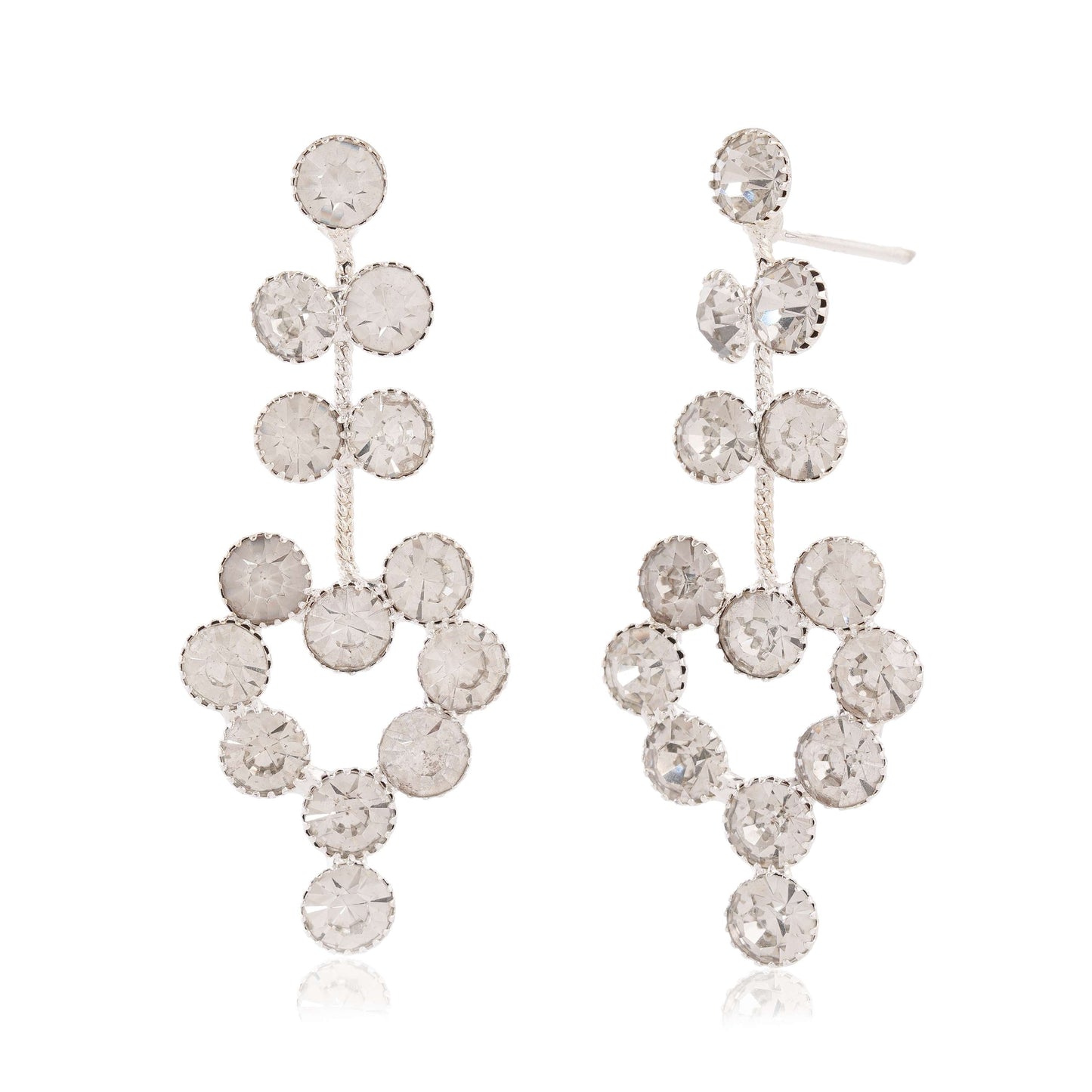 Women's Traditional Silver Oxidised Chandbali Ethnic Design Jhumka/Jhumki Earrings for Women-25 Done With Love Store