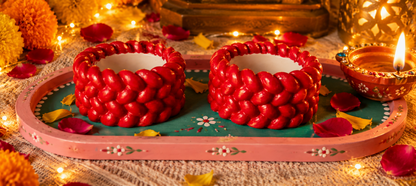 Handmade eco-friendly diyas Amanda