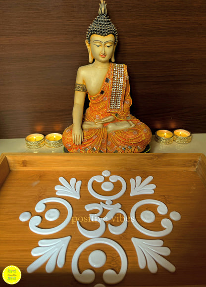 Om Padma Reusable Rangoli Set (R03) — Mess-Free Diwali Décor - Done With Love Store