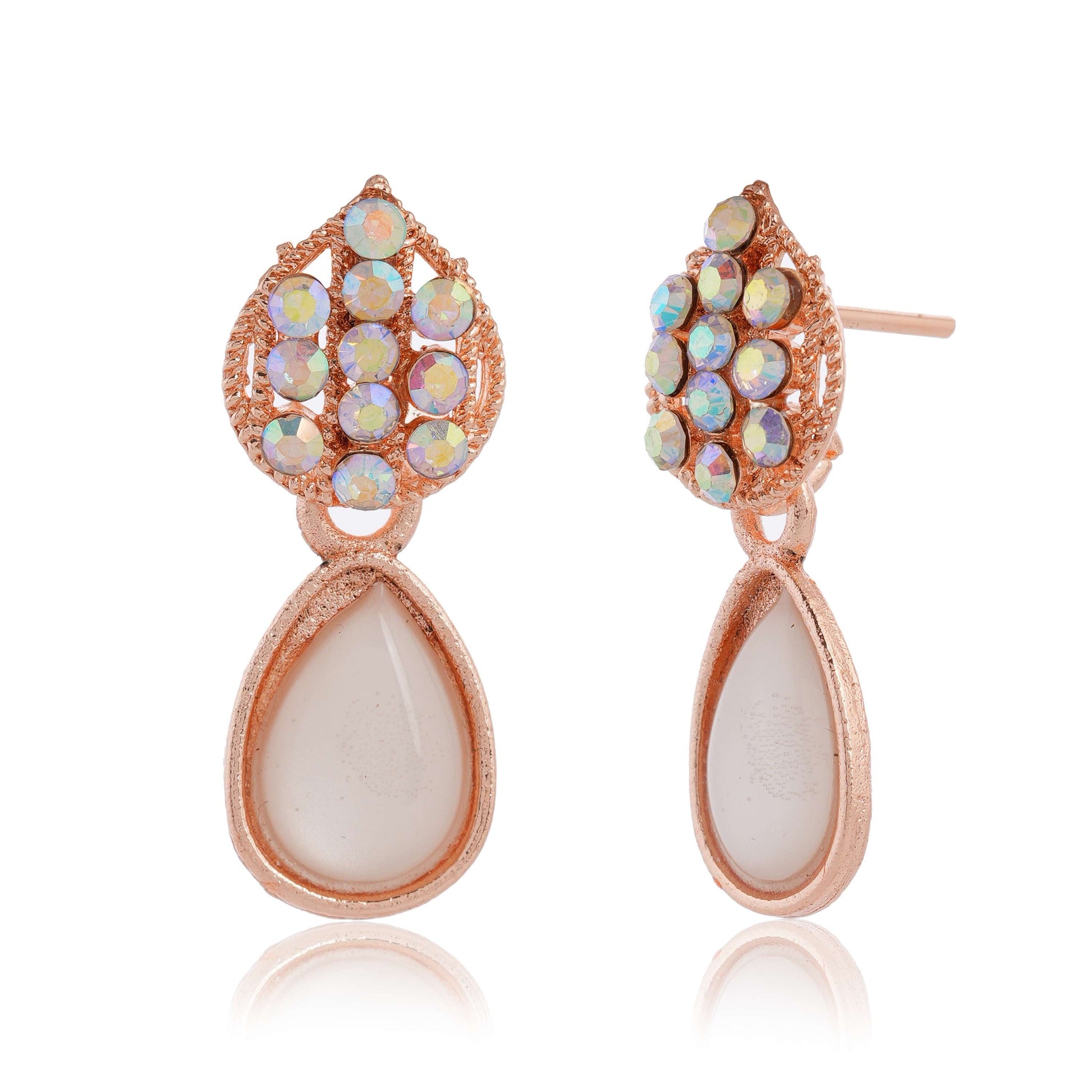 Women's Traditional Silver Oxidised Chandbali Ethnic Design Jhumka/Jhumki Earrings for Women-45 Done With Love Store