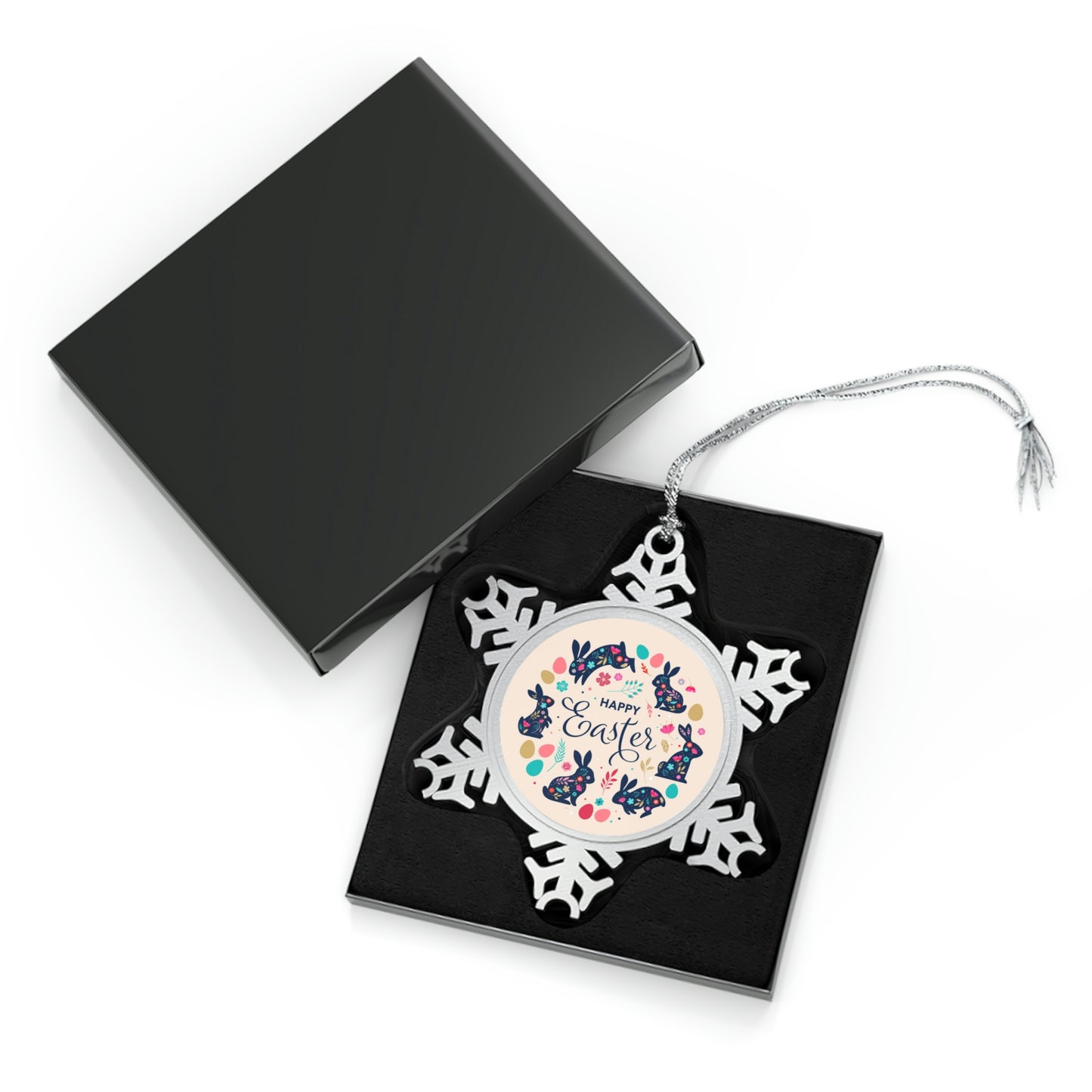 Easter | Pewter Snowflake Ornament | Gift for Occasions | Home and Decor