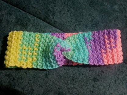 Crochet earwarmer | winter accessories | earwarmer | crochet | pastel colour earwarmer | adult size | warm and cosy | - Done With Love Store