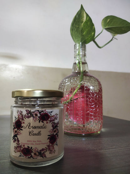 Scented Jar Candle — Hand-Poured, Medium Size - Done With Love Store