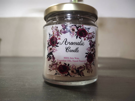 Scented Jar Candle — Hand-Poured, Medium Size - Done With Love Store
